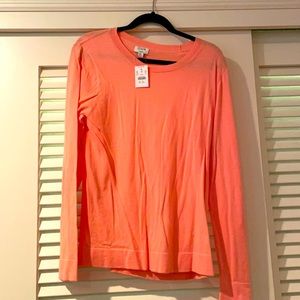 Peach long sleeve sweater